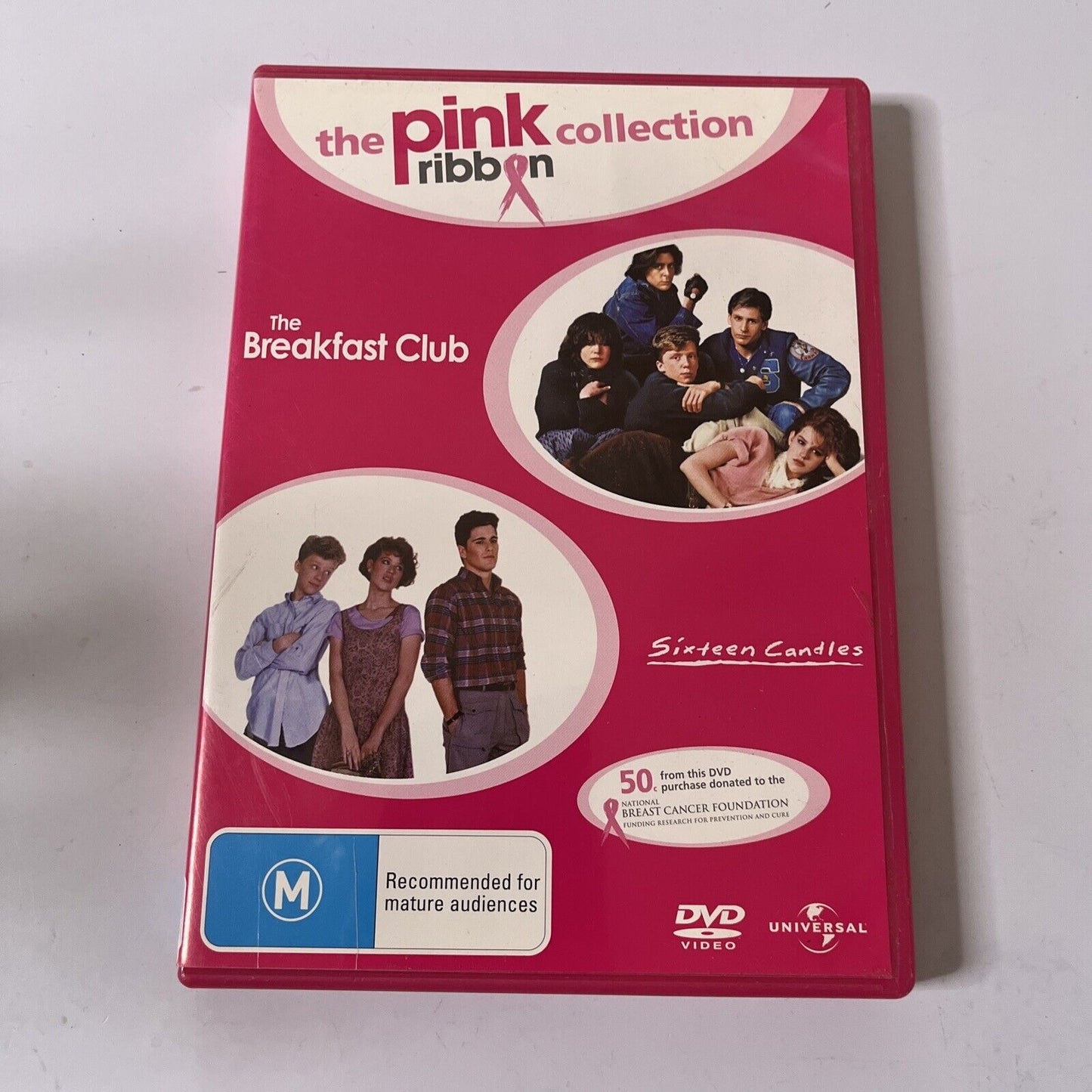 The Breakfast Club / Sixteen Candles (DVD, 2009, 2-Disc) Region 4 &2