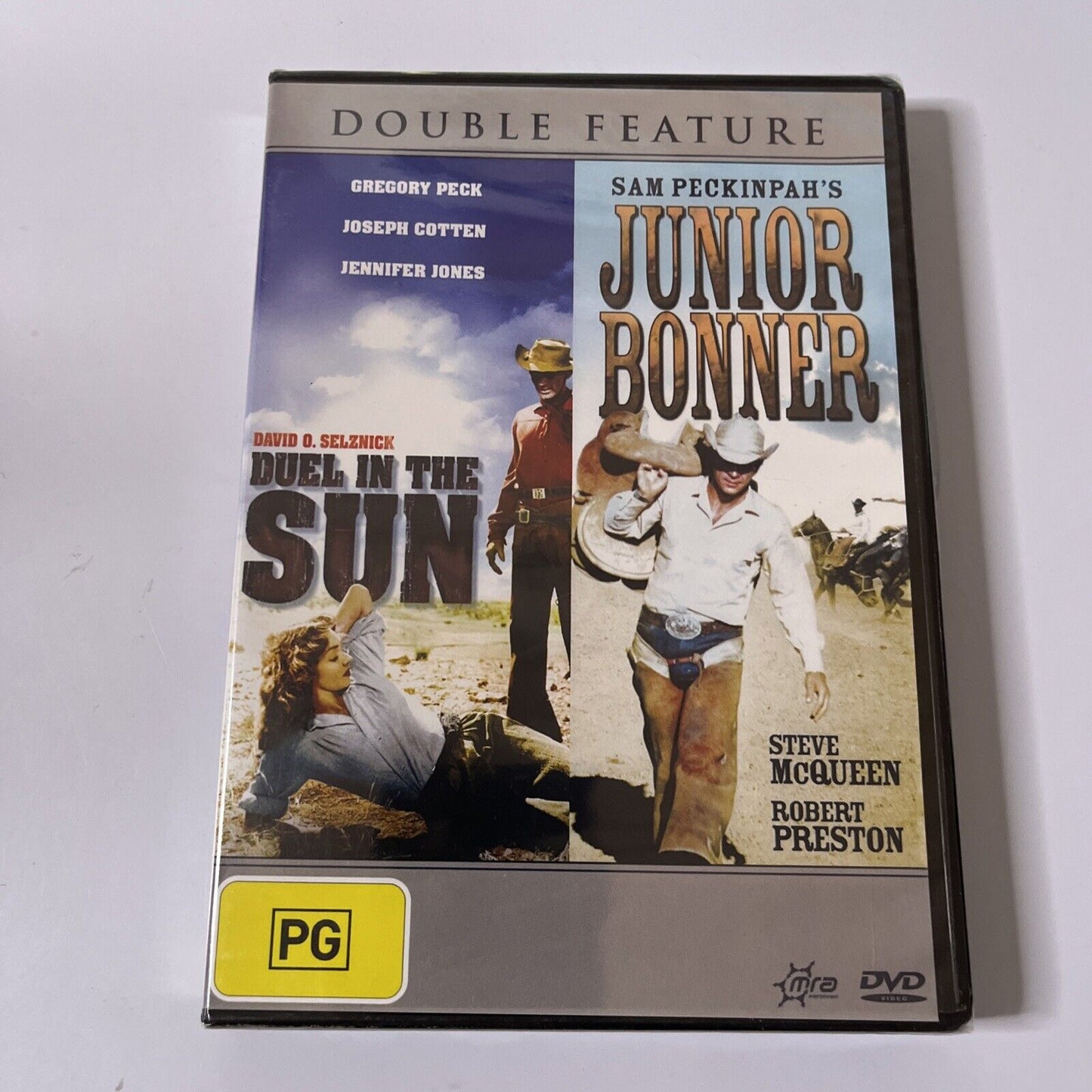 *New Sealed* Duel In The Sun / Junior Bonner (DVD, 1946) NEW Region 4