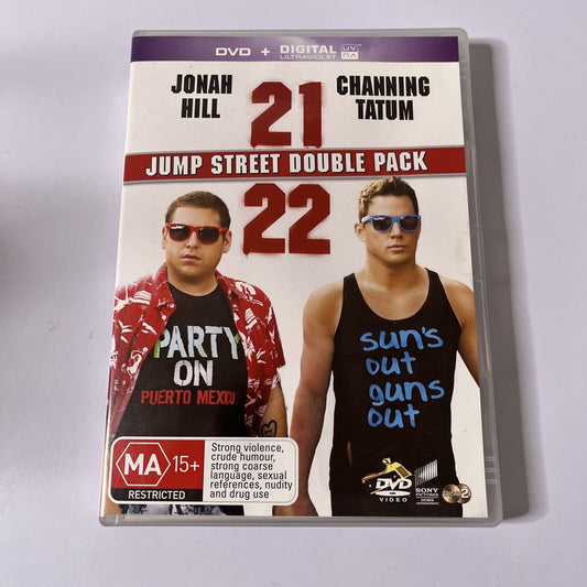 21 Jump Street / 22 Jump Street (DVD, 2014, 2-Disc) Jonah Hill Region 4