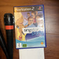 SingStar Party & 2x Singstar Microphones USB Sony Playstation 2 PS2 PAL & Manual