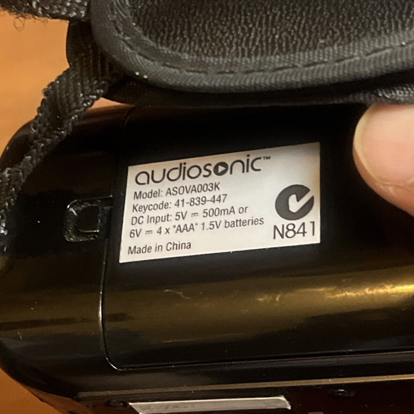 Audiosonic HD 1280x720 Camcorder ASOVA003K Video Camera