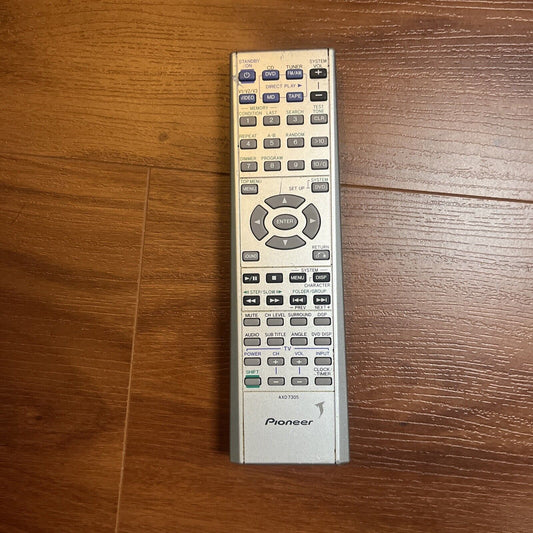 Genuine Pioneer AXD7305 Remote Control *Missing Battery Lid* for DVD/CD/MD/Tuner