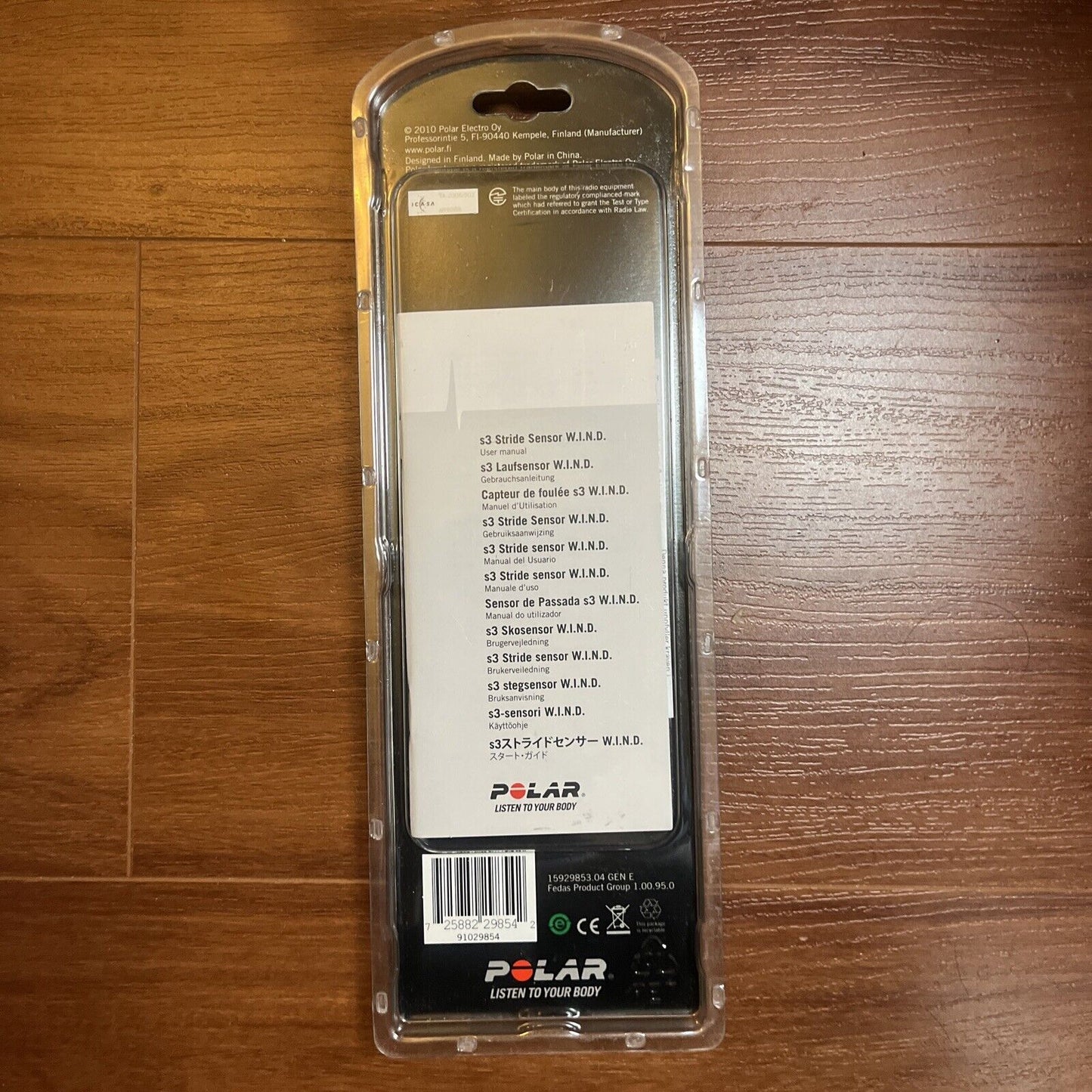 *New Sealed* Polar S3 Stride Sensor WIND - Polar Accessories For Polar RS800CX