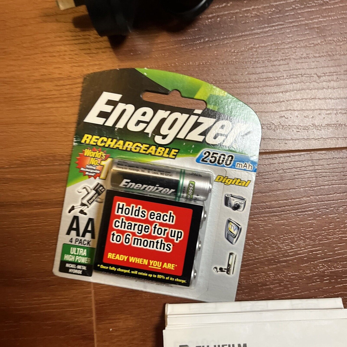 Fujifilm DigiCharge Battery With 4 Pack AA Rechargeable Energizer Batteries NiMH