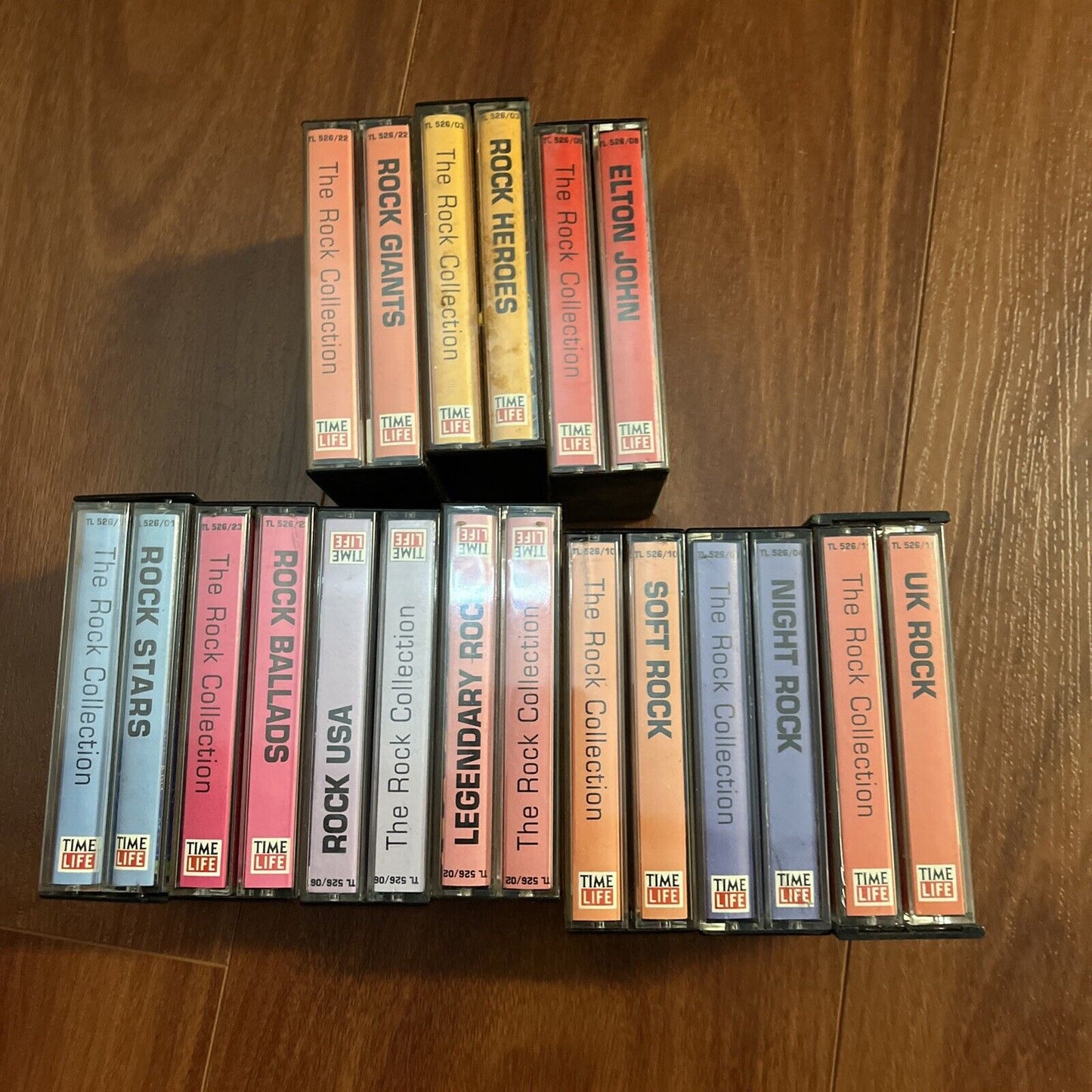 Time Life - The Rock Collection - 20 Cassette Tapes 1991