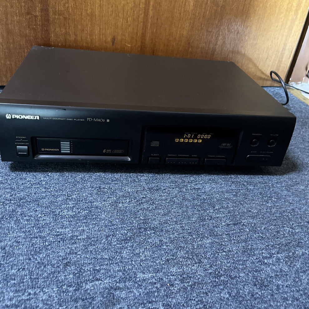 Pioneer 6-Disc Multi CD Player PD-M406 *Working but No Remote Control ...