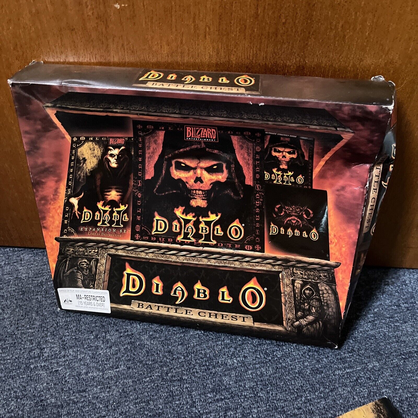 Diablo II Battle Chest Manual Strategy Guide Box *No Game