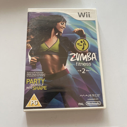 *New Sealed* Zumba Fitness 2 Nintendo Wii Game PAL