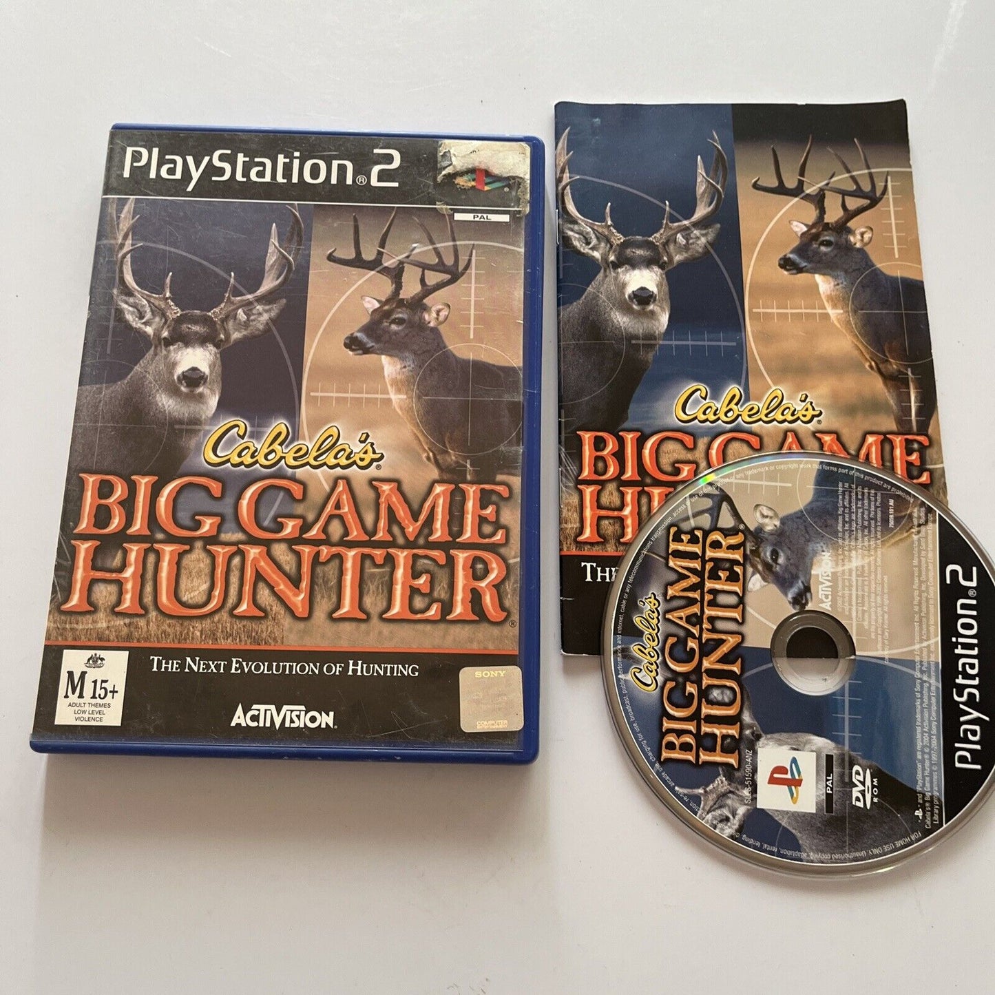 Cabela's Big Game Hunter Sony PlayStation 2 PS2 Complete With Manual PAL