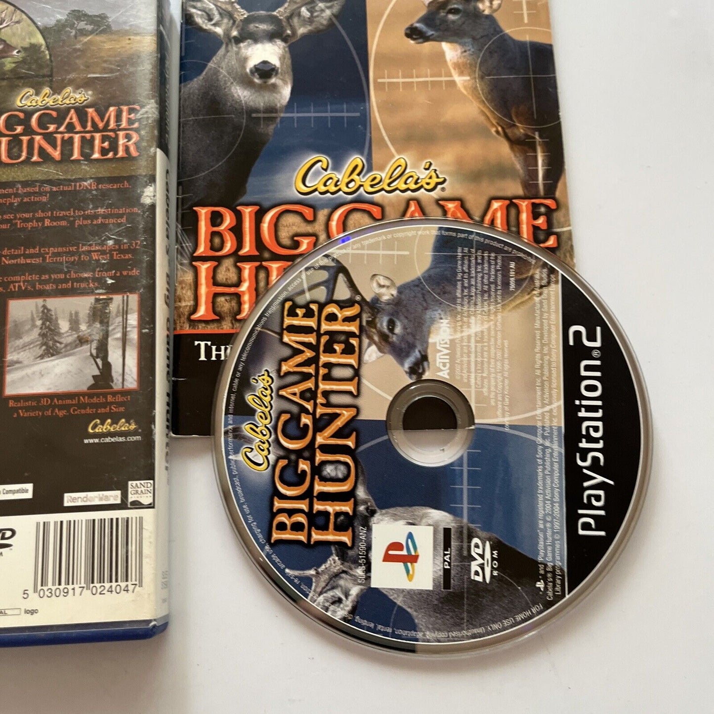 Cabela's Big Game Hunter Sony PlayStation 2 PS2 Complete With Manual PAL