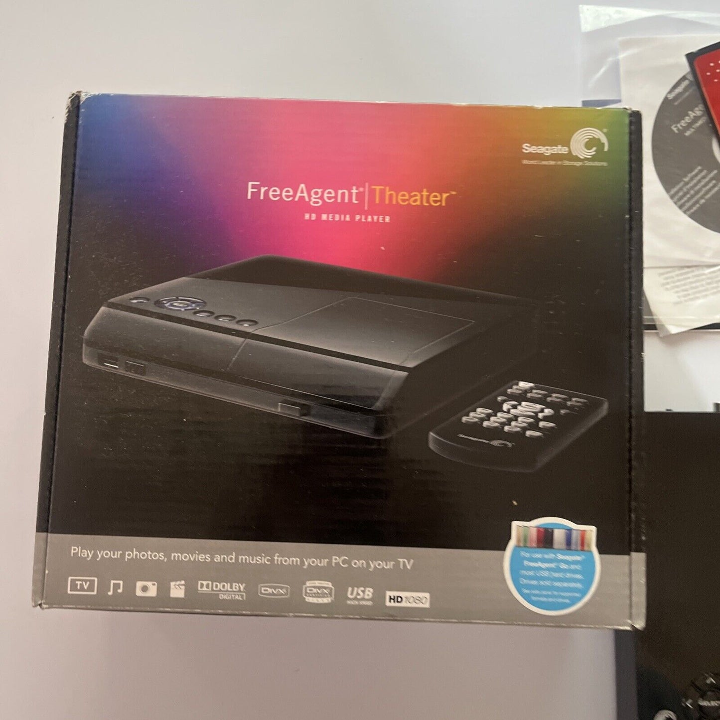 Seagate FreeAgent Theater Media Player STCEM101-RK *Never Used*