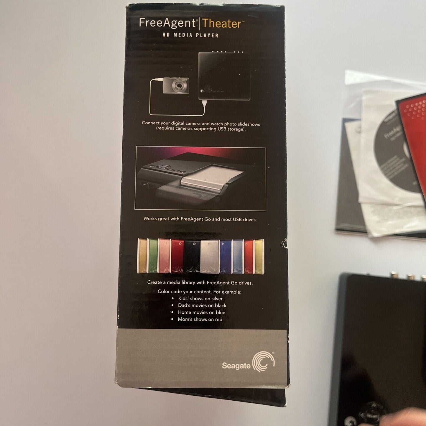 Seagate FreeAgent Theater Media Player STCEM101-RK *Never Used*