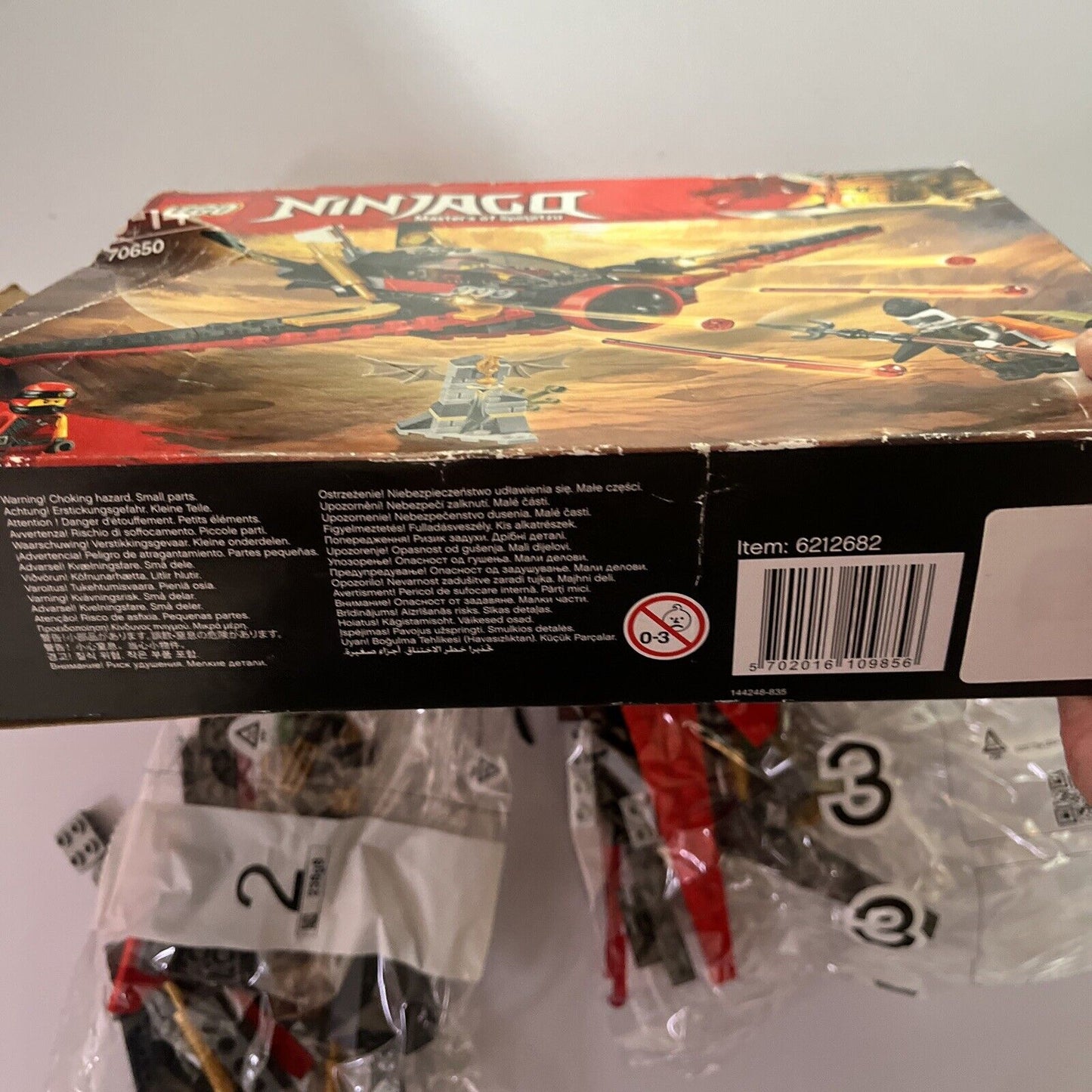 LEGO Ninjago Ninja Battle Fighter 70650 *Missing Pieces & No Manual*