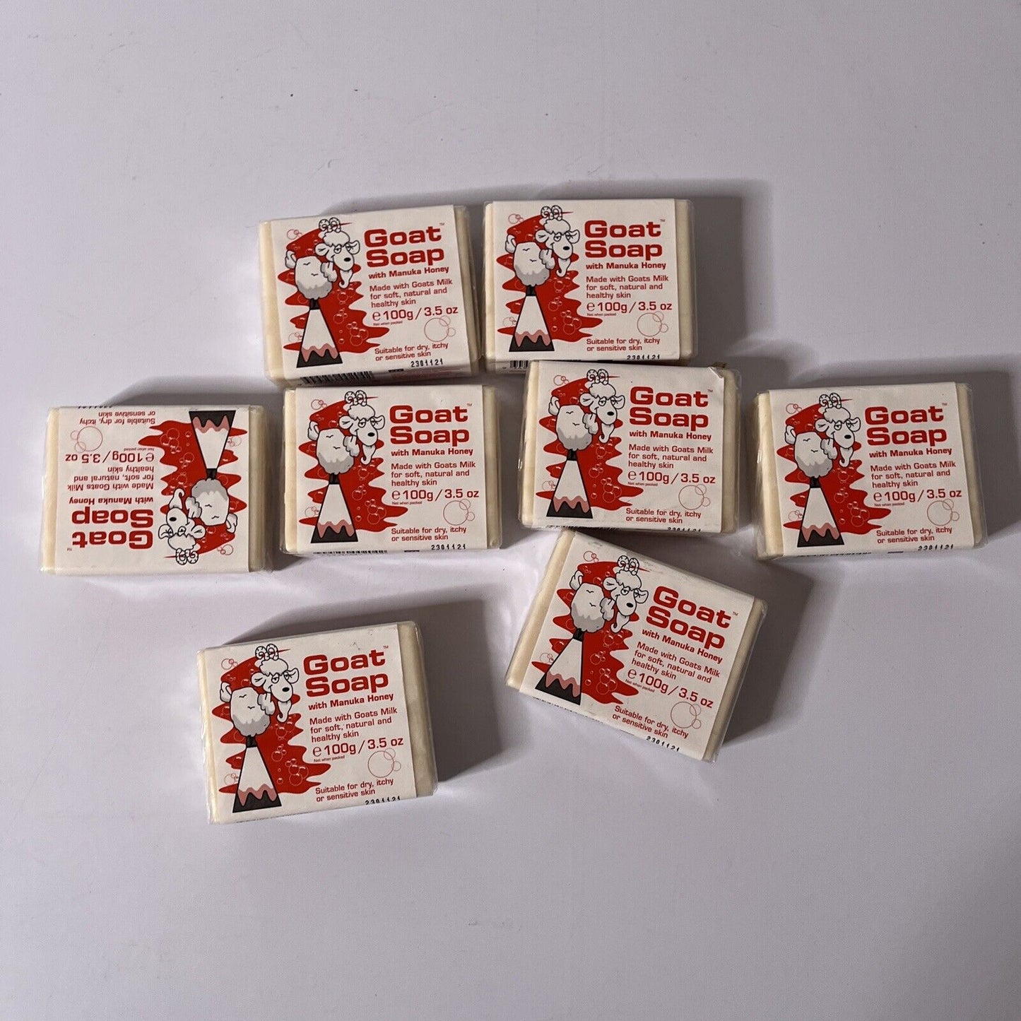 8x *New Sealed* Goat Soap With Manuka Honey 100g 3.5oz Made In Australia