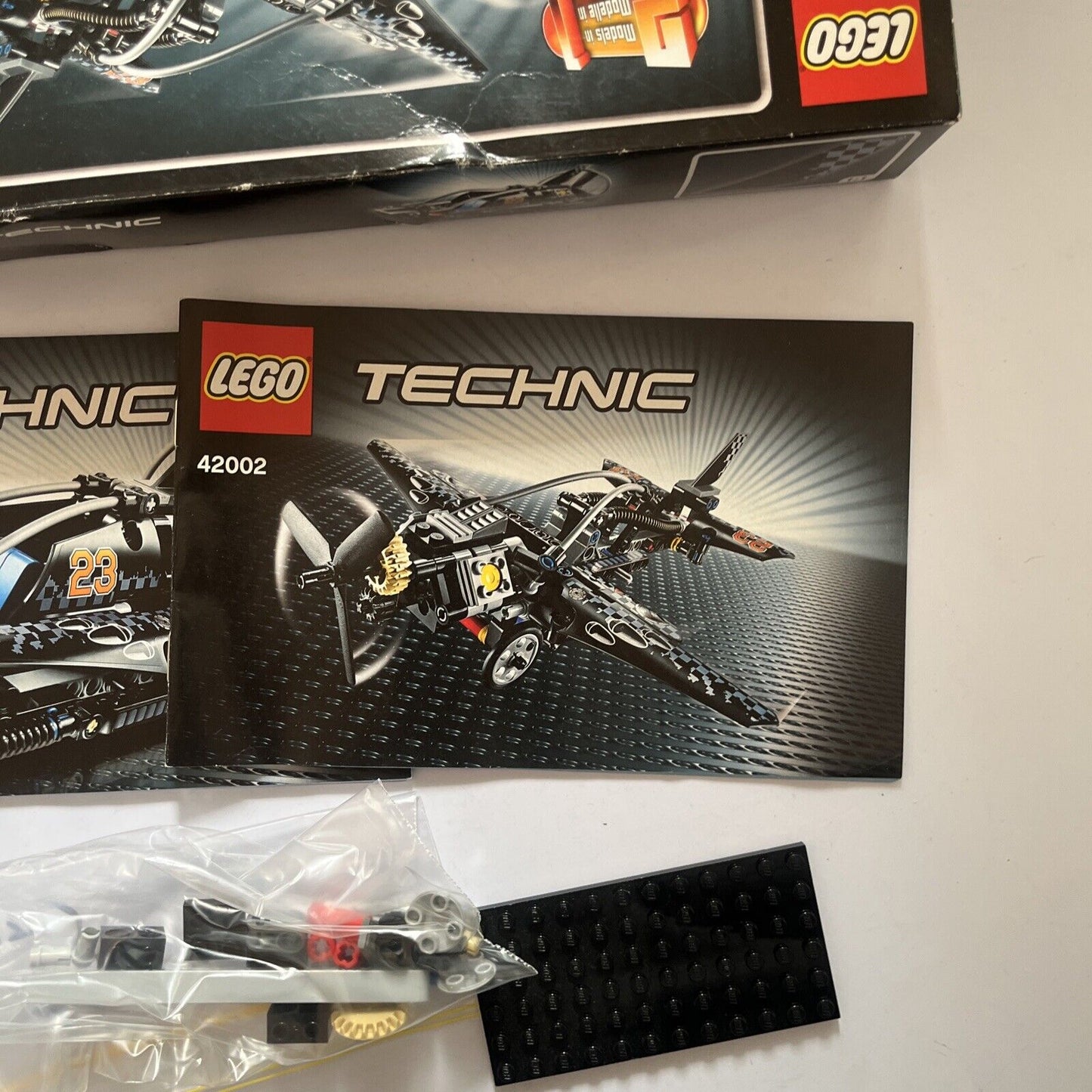 LEGO TECHNIC: Hovercraft (42002) *Box & Manual Only - No Lego Pieces*