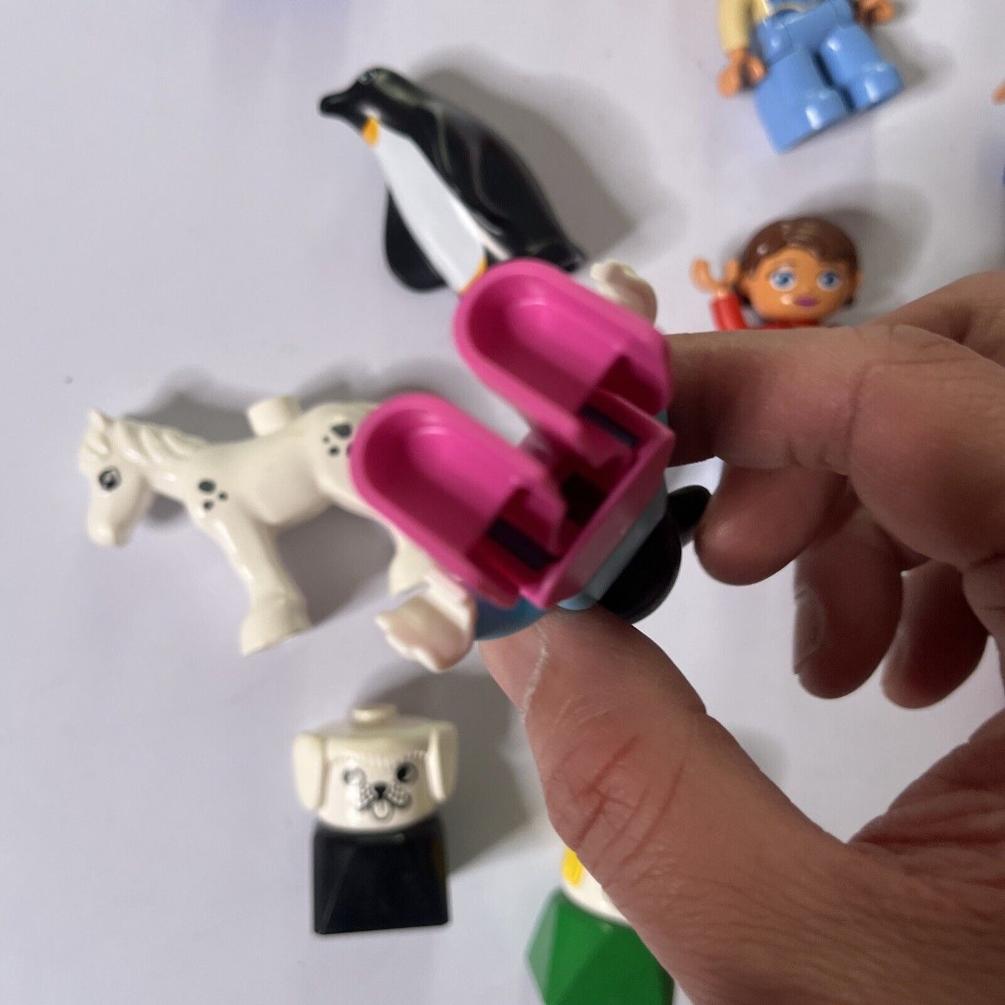 Lego Duplo 16x Characters Mimi Mouse, Ariel Mermaid, Goat, Pony, Penguin