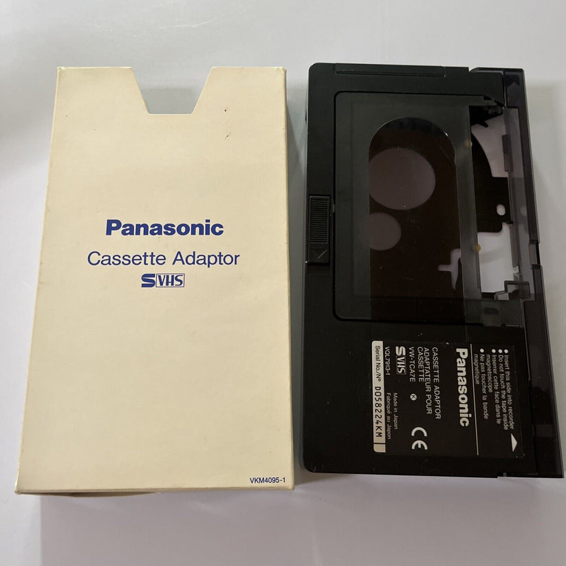 Panasonic Cassette Adaptor SVHC VWTCA7E Play SVHC on your VCR VHS