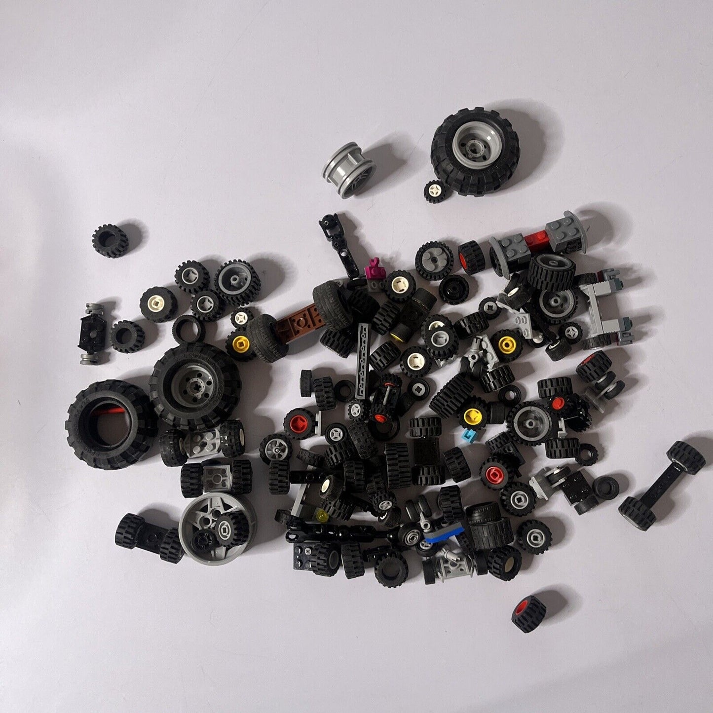 Genuine Official Authentic Lego 370g Bulk Lot Wheels