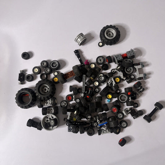 Genuine Official Authentic Lego 370g Bulk Lot Wheels