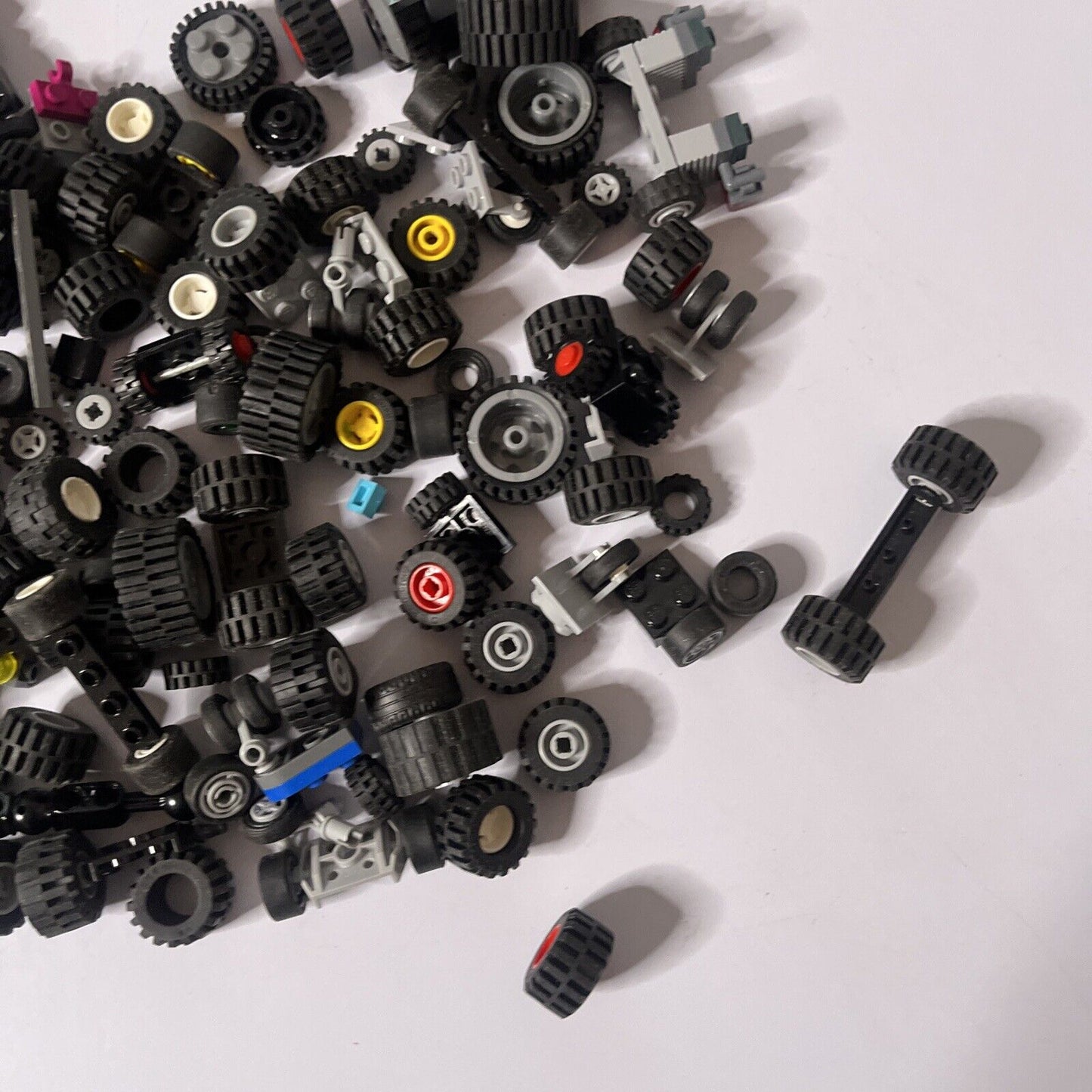 Genuine Official Authentic Lego 370g Bulk Lot Wheels