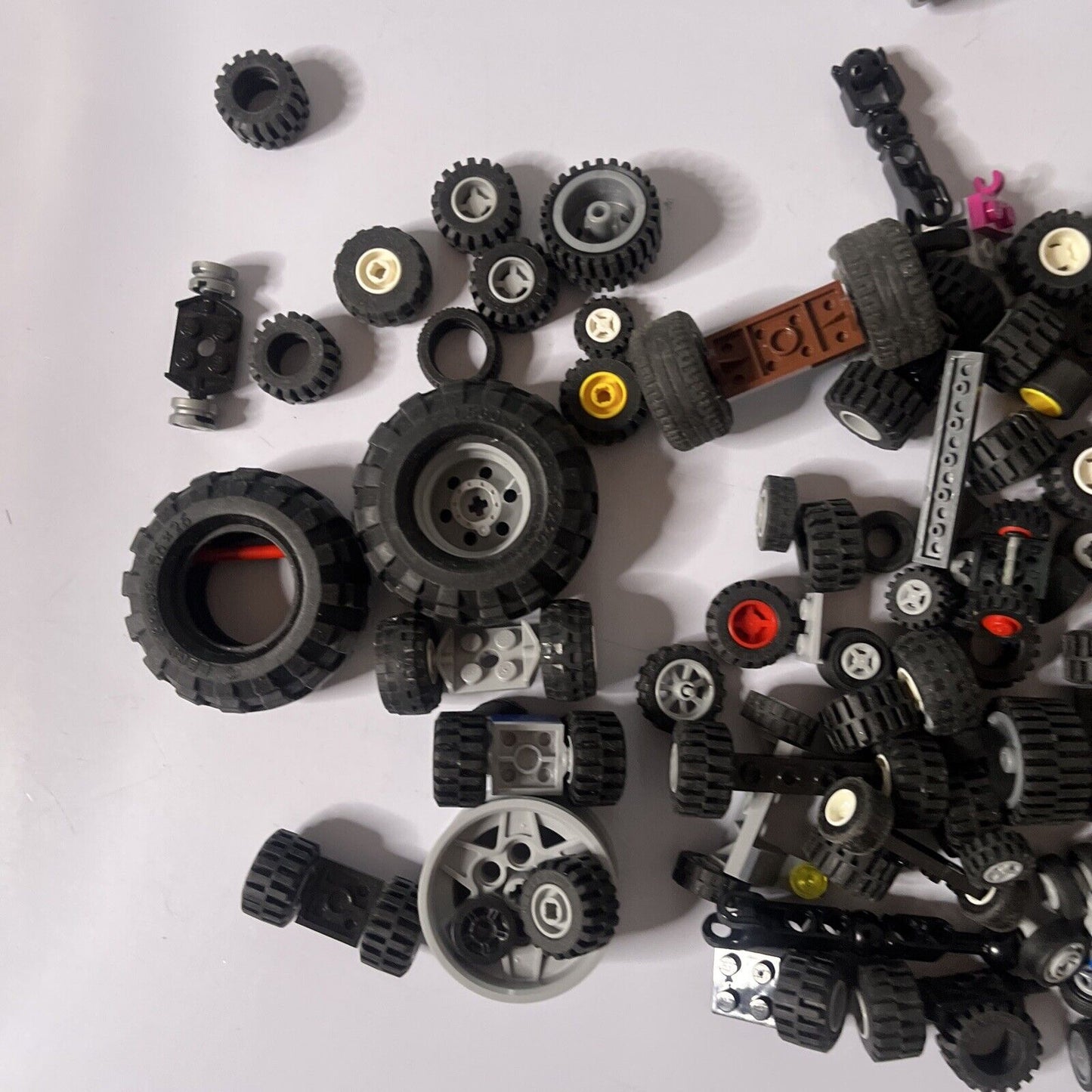 Genuine Official Authentic Lego 370g Bulk Lot Wheels