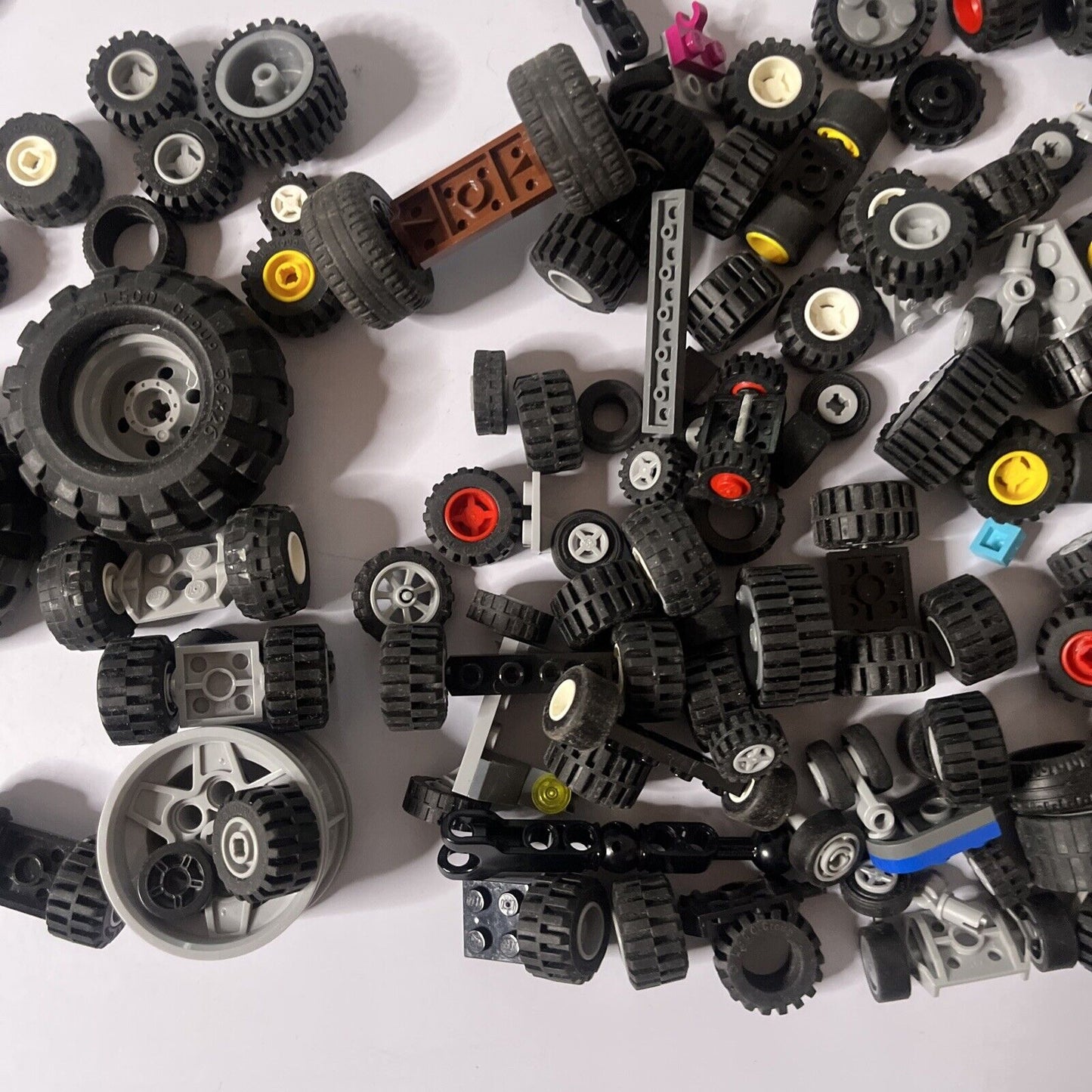 Genuine Official Authentic Lego 370g Bulk Lot Wheels