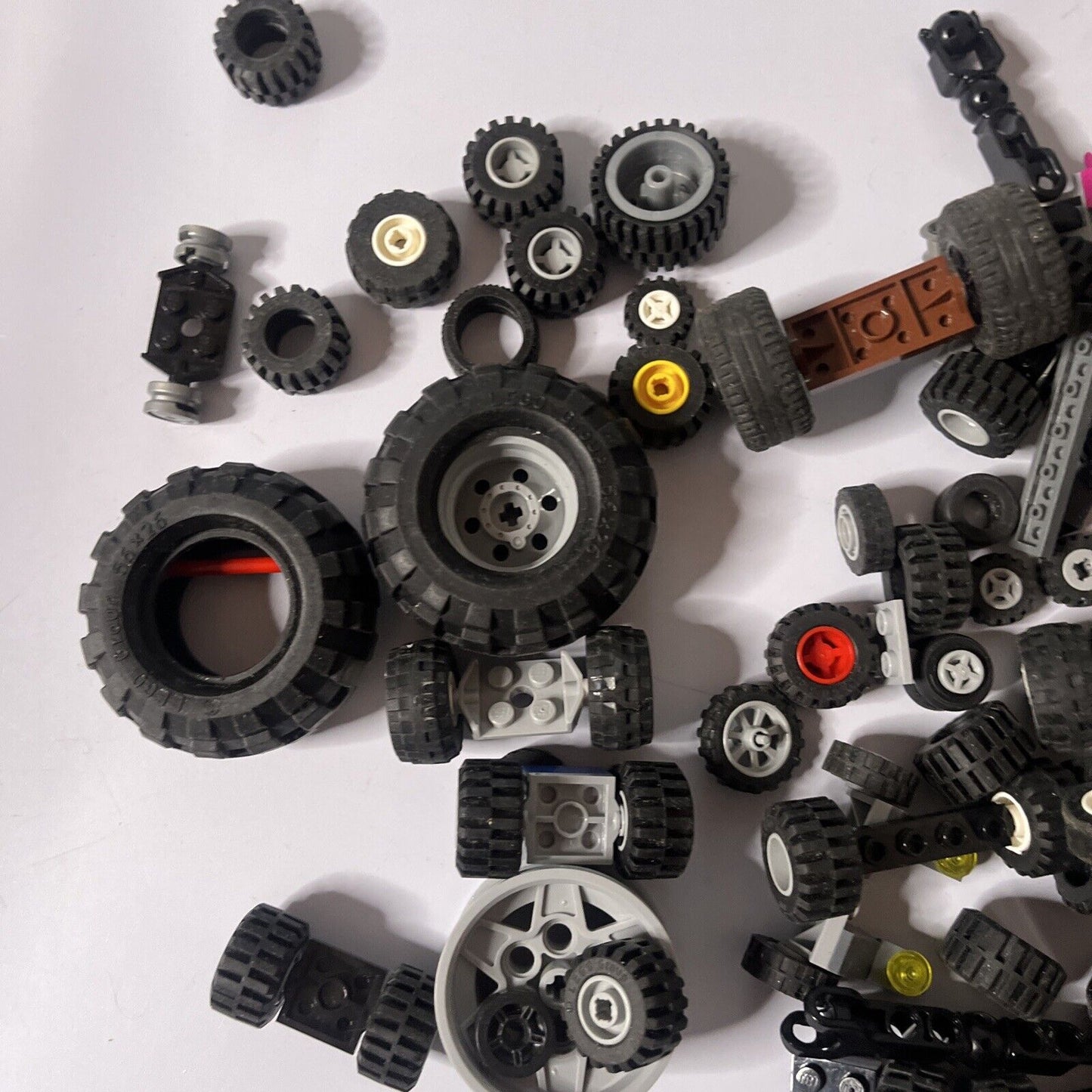 Genuine Official Authentic Lego 370g Bulk Lot Wheels