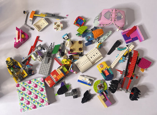 Genuine Official Authentic Lego 1.16kg Friends Batman Vehicles Boat Bulk Lot