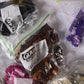Lego 1.3kg Bulk Lot Green Blue Purple Orange White Pink Brown Black