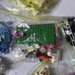 Lego 1.3kg Bulk Lot Green Blue Purple Orange White Pink Brown Black