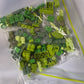 Lego 1.3kg Bulk Lot Green Blue Purple Orange White Pink Brown Black