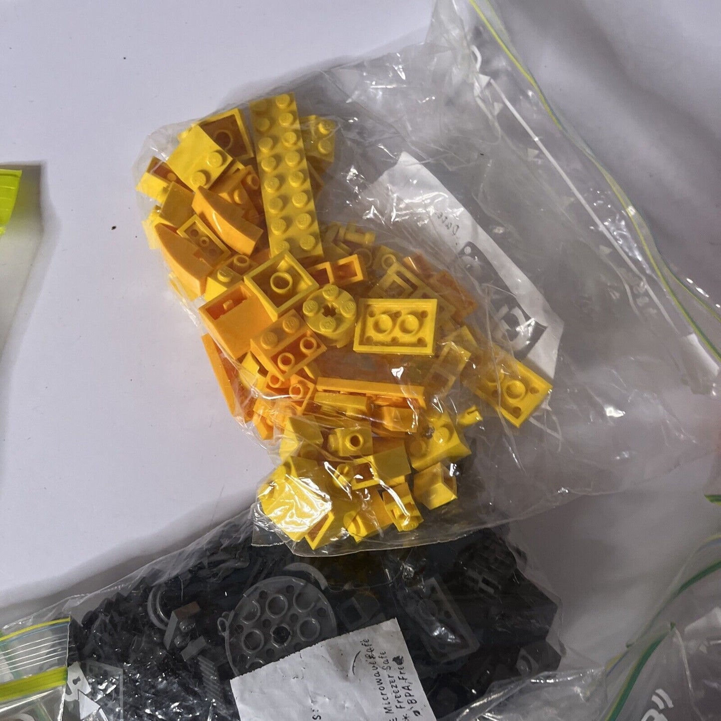 Lego 1.3kg Bulk Lot Green Blue Purple Orange White Pink Brown Black