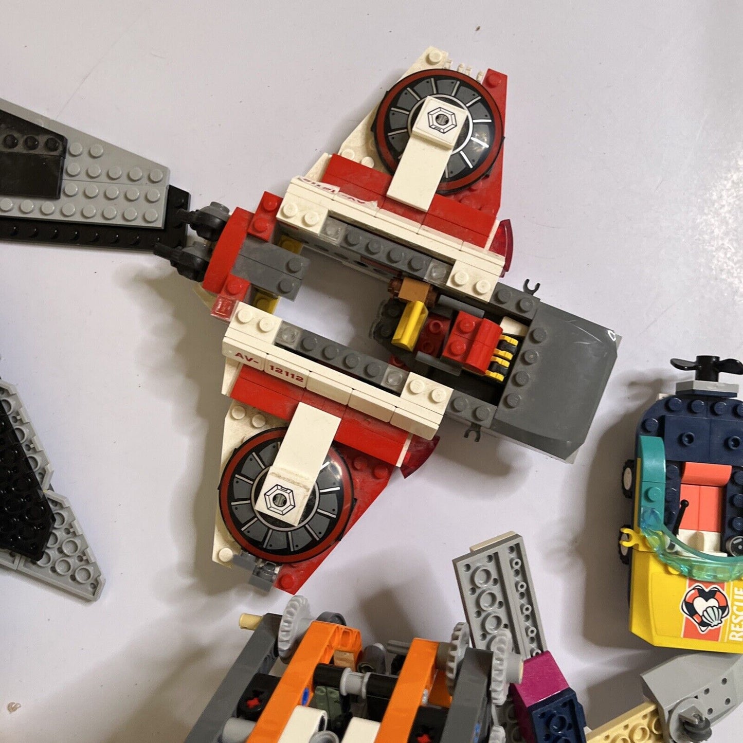Genuine Authentic Lego 1.3kg Bulk Lot Vehicles Technic Car Space Station