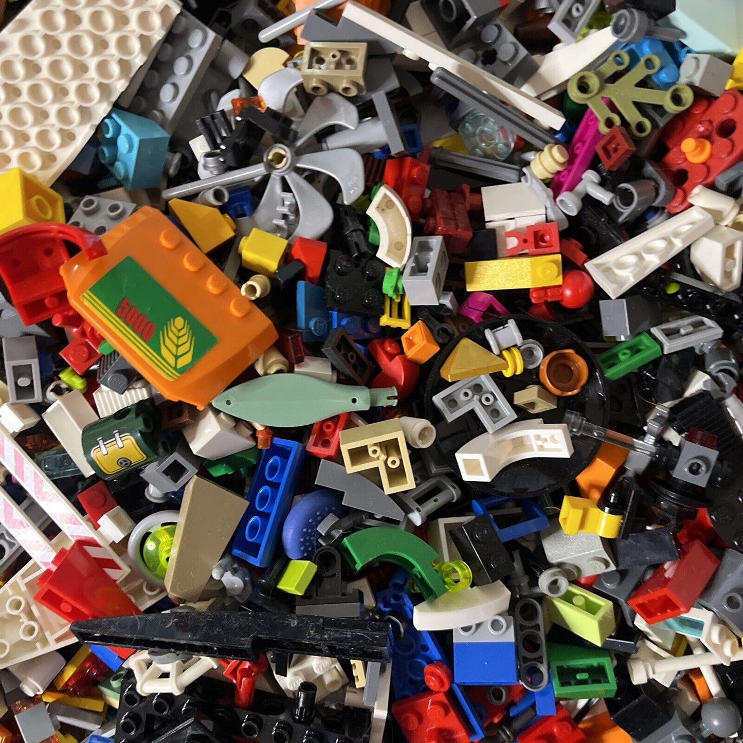 Genuine Official Lego 2.1kg Bulk Lot Bundle Technic Police Bricks Pieces