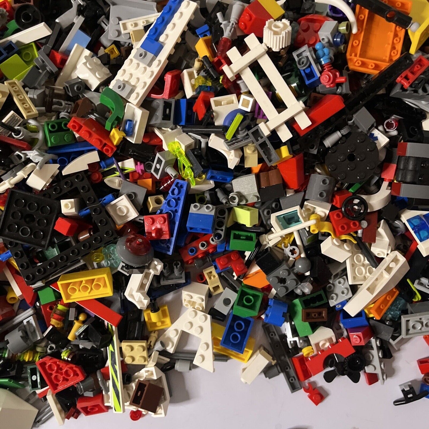 Genuine Official Lego 2.1kg Bulk Lot Bundle Technic Police Bricks Pieces