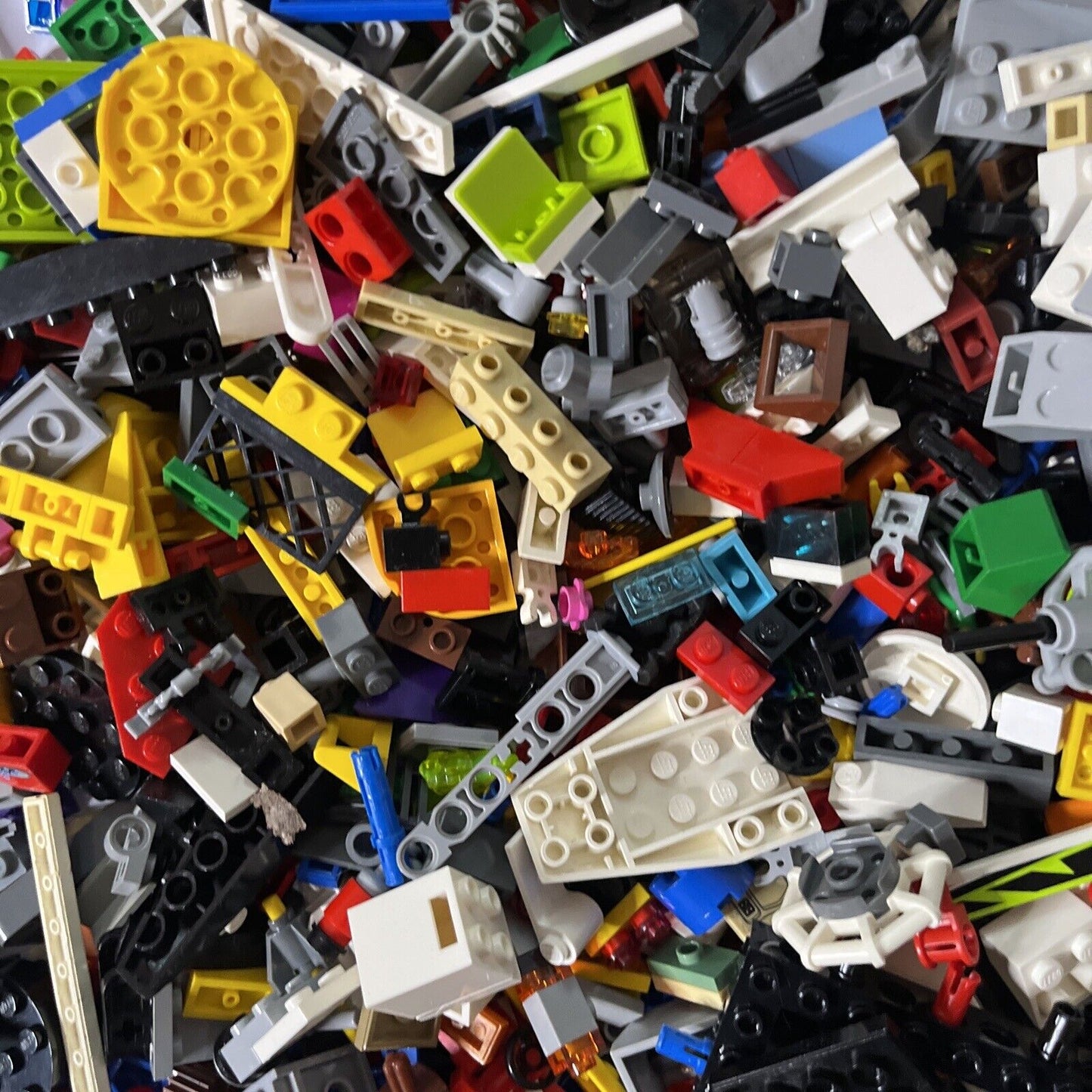 Genuine Official Lego 2.1kg Bulk Lot Bundle Technic Police Bricks Pieces