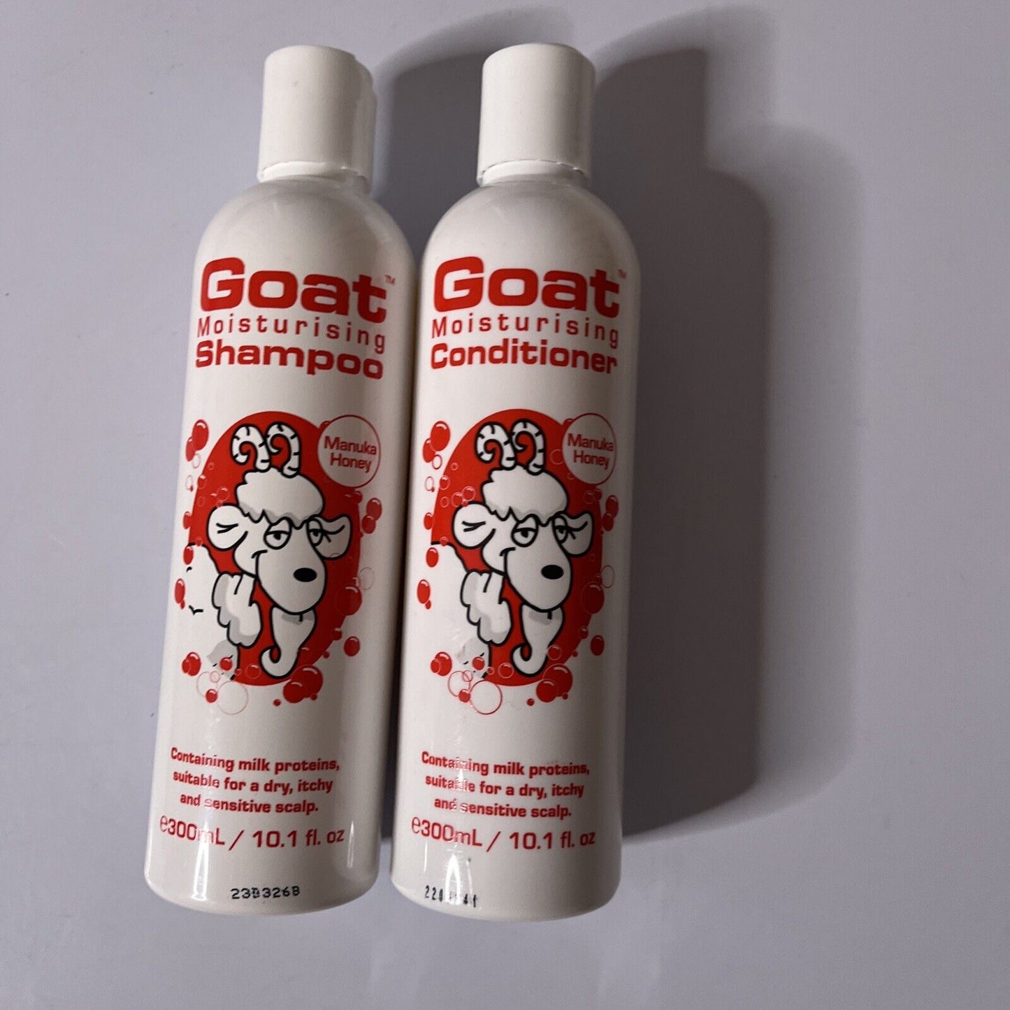 *New* Goat Moisturising Shampoo & Conditioner With Manuka Honey 300ml Australia