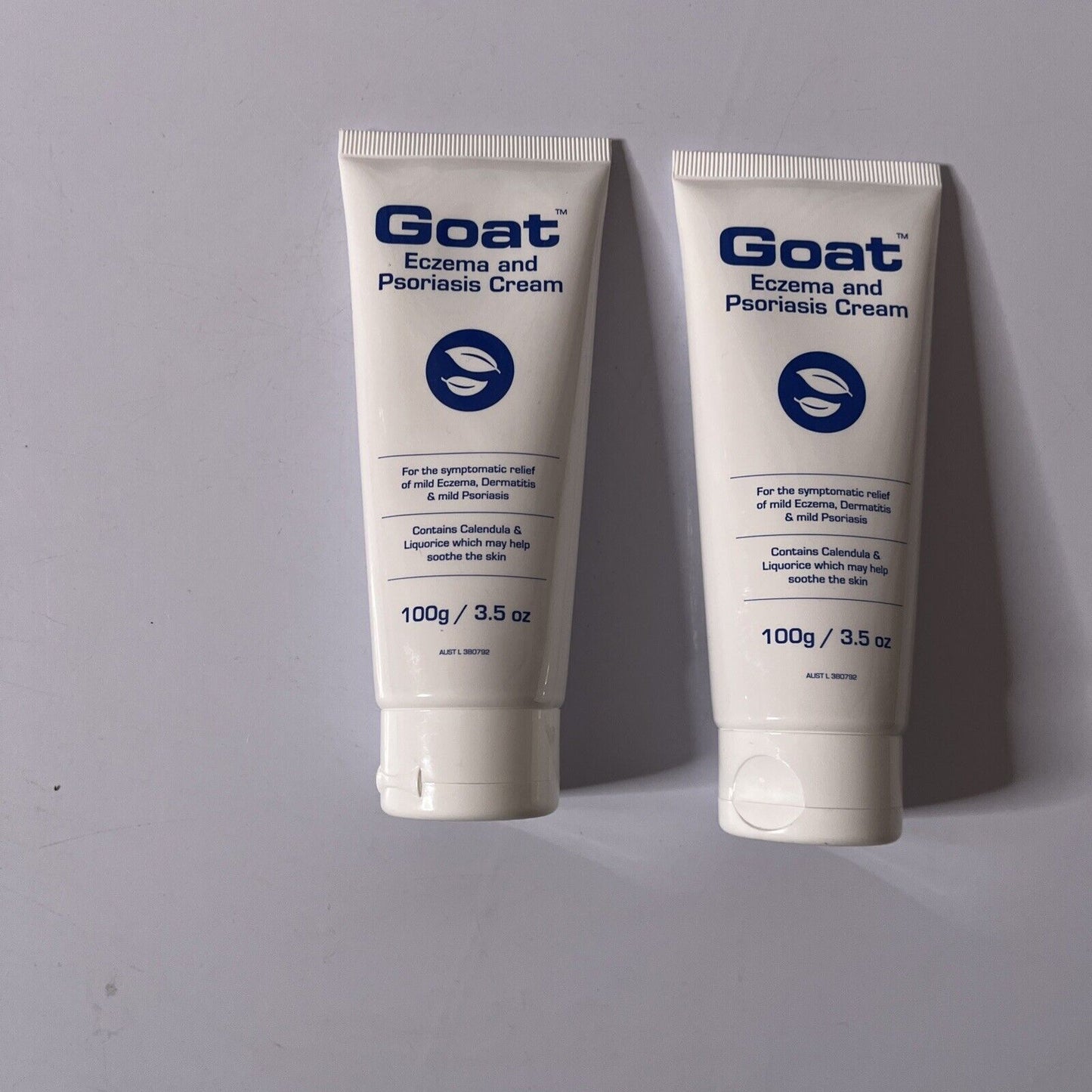 2x Goat Eczema And Psoriasis Cream 100g 3.5oz Made In Australia