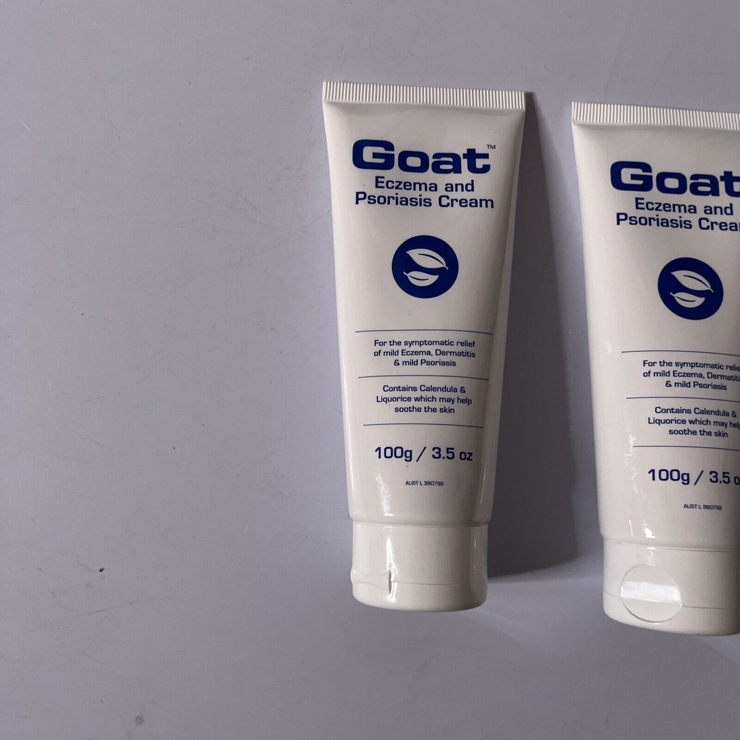 2x Goat Eczema And Psoriasis Cream 100g 3.5oz Made In Australia