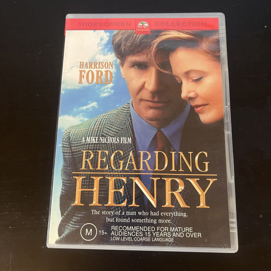 Regarding Henry (DVD, 1991) Annette Bening, Harrison Ford Region 4