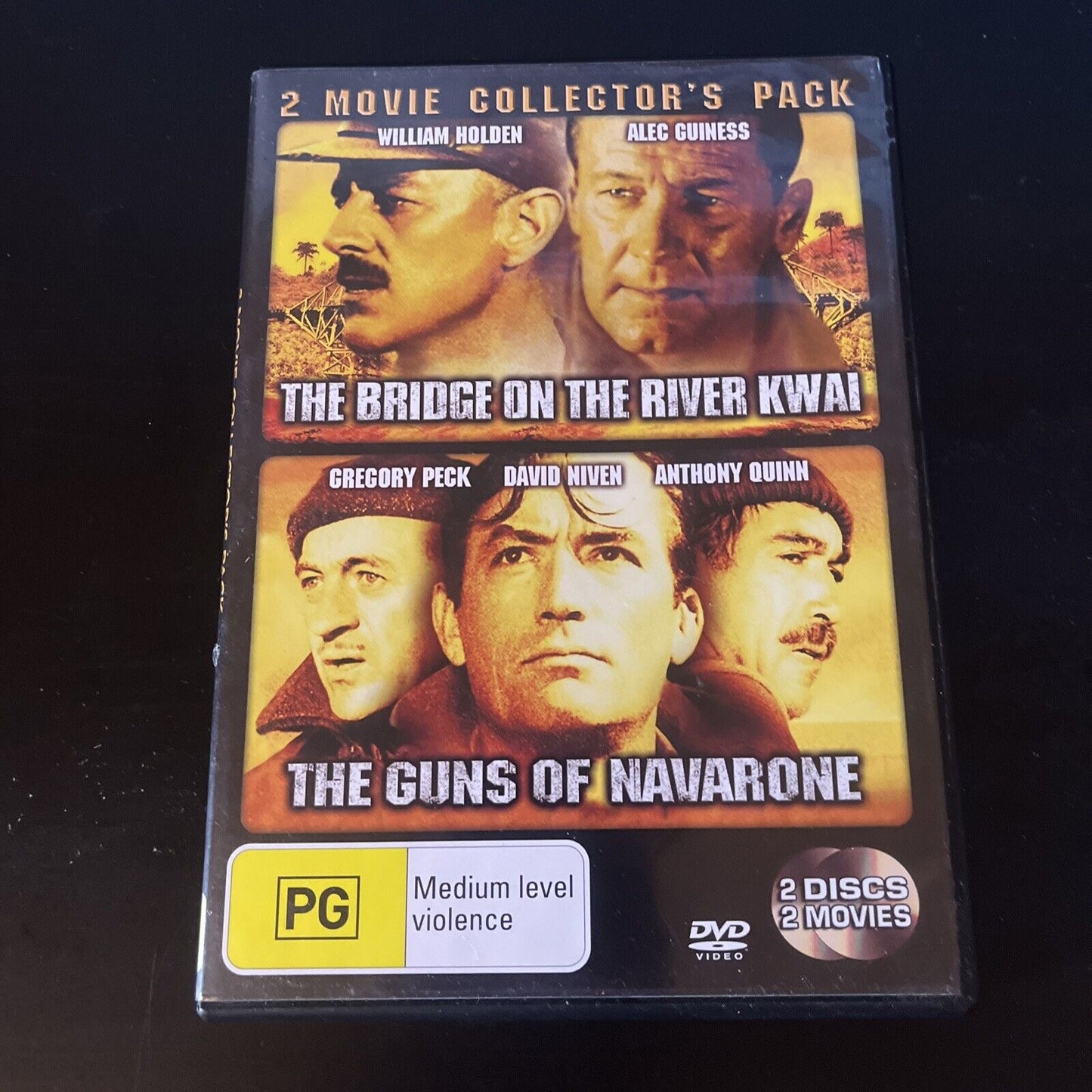 The Guns Of Navarone / The Bridge On The River Kwai (DVD, 1961, 2-Disc) Region 4