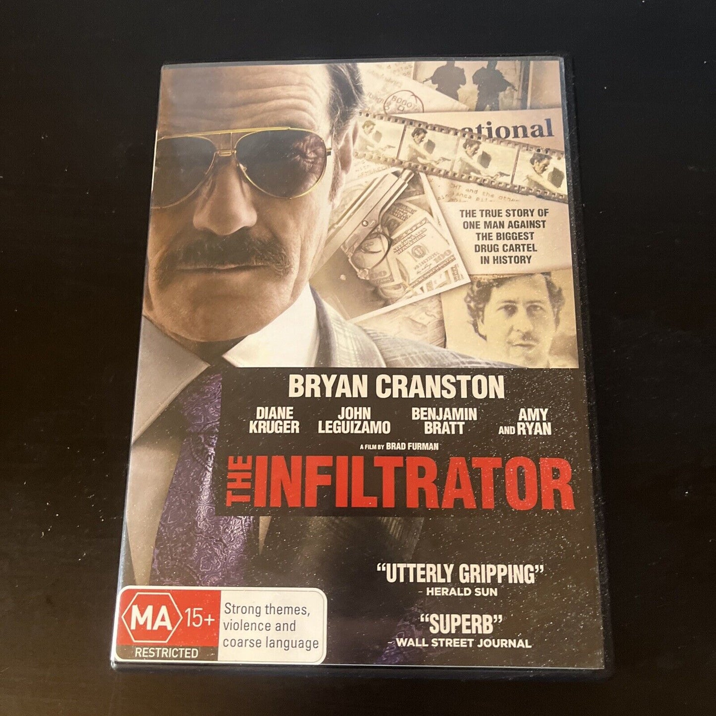 The Infiltrator (DVD, 2016) Bryan Cranston, John Leguizamo Region 4