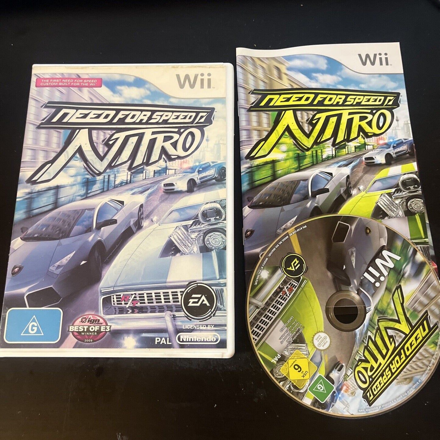 Need For Speed Nitro Nintendo Wii With Manual PAL