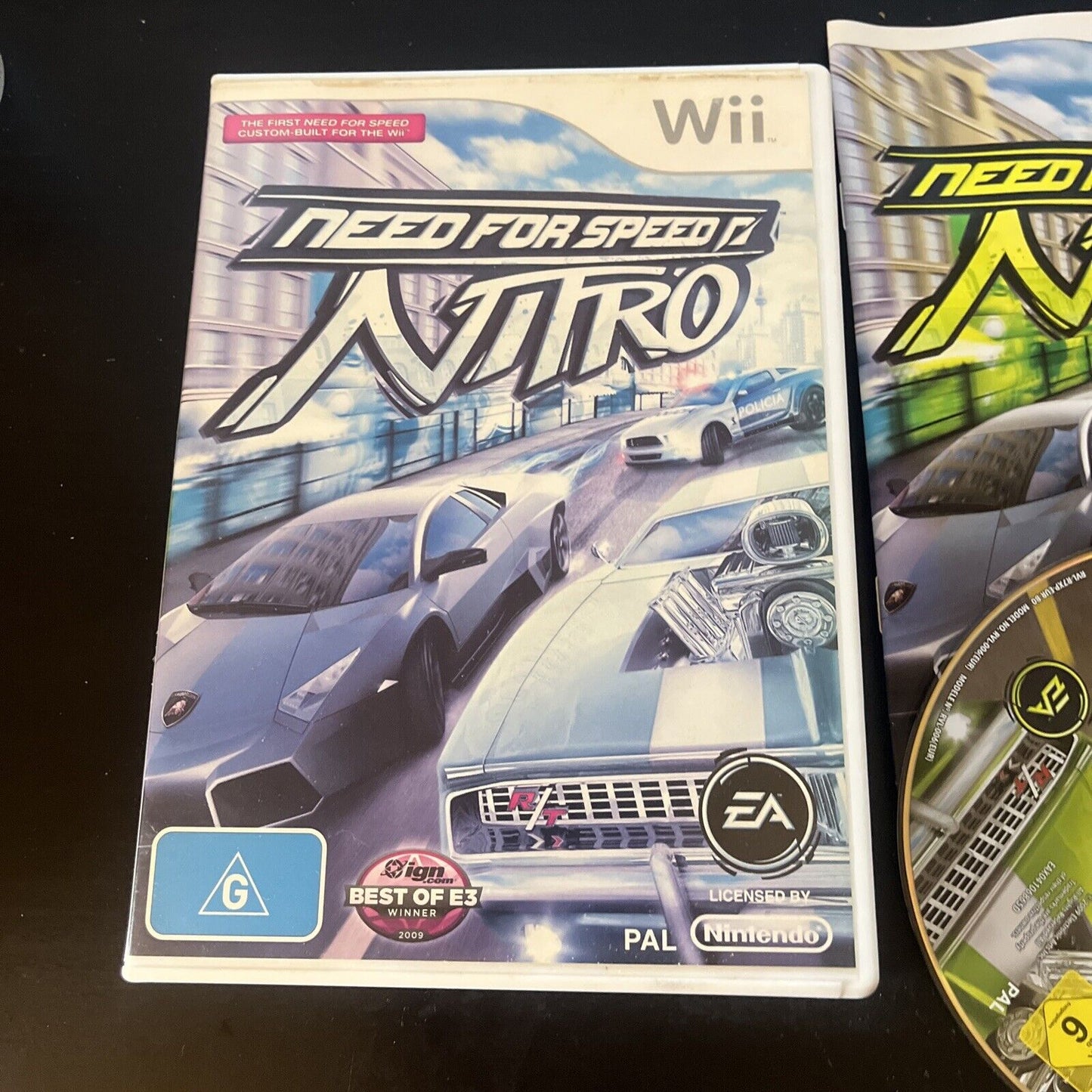 Need For Speed Nitro Nintendo Wii With Manual PAL