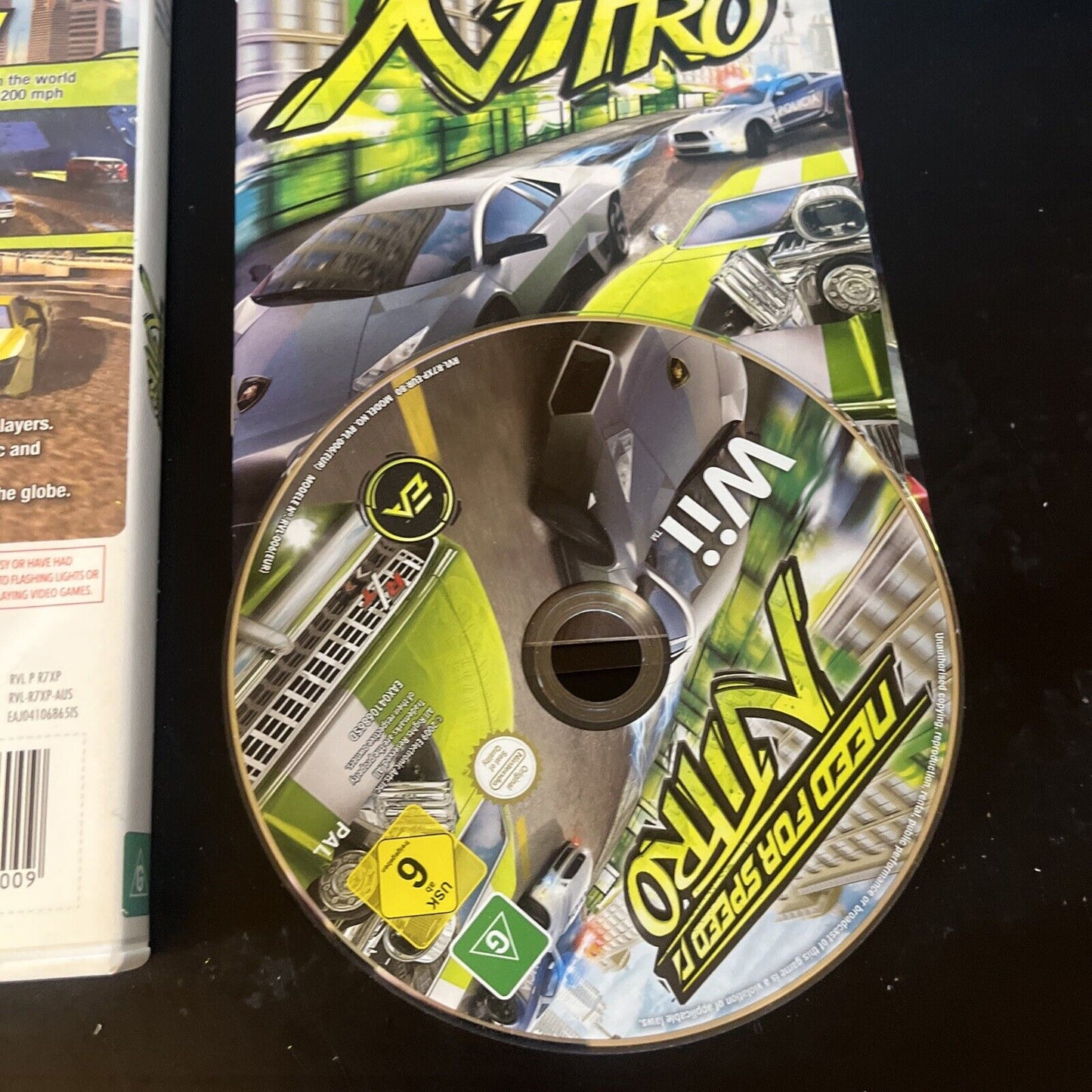 Need For Speed Nitro Nintendo Wii With Manual PAL