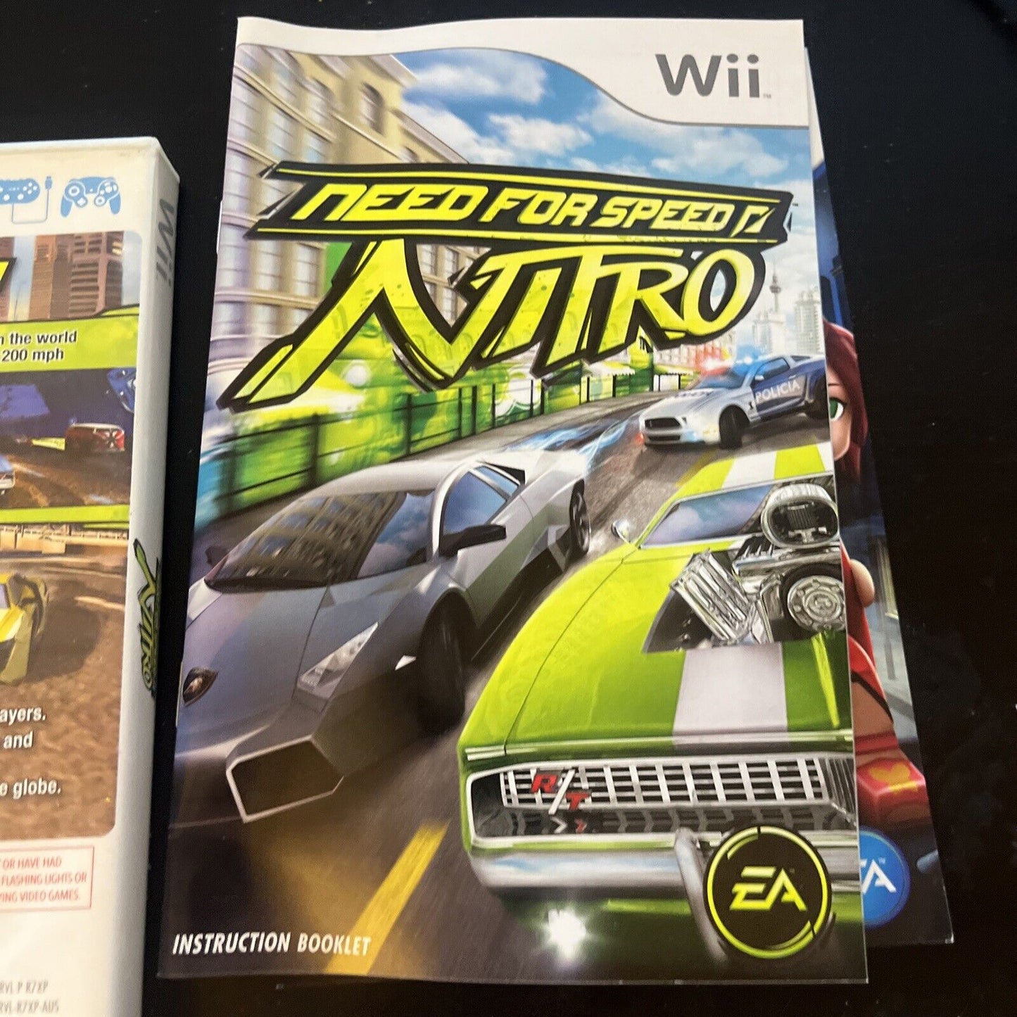 Need For Speed Nitro Nintendo Wii With Manual PAL