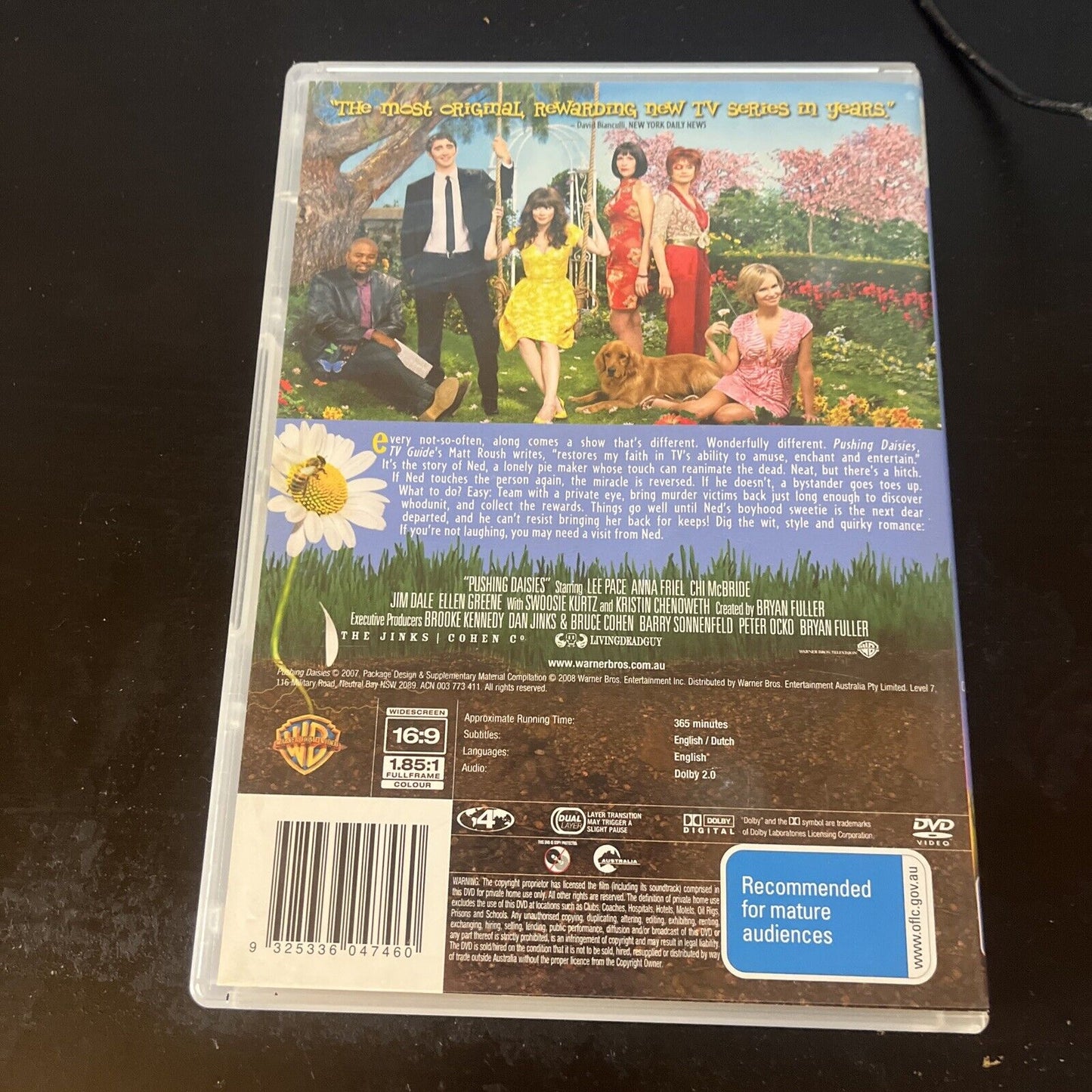 Pushing Daisies - Season 1 (DVD, 2007, 3-Disc) Region 4