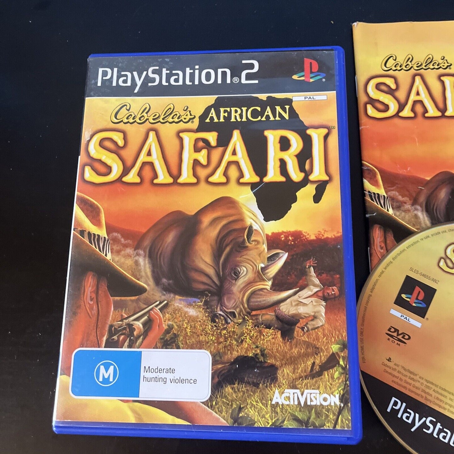 Cabela's African Safari PS2 Playstation 2 Game + Manual PAL