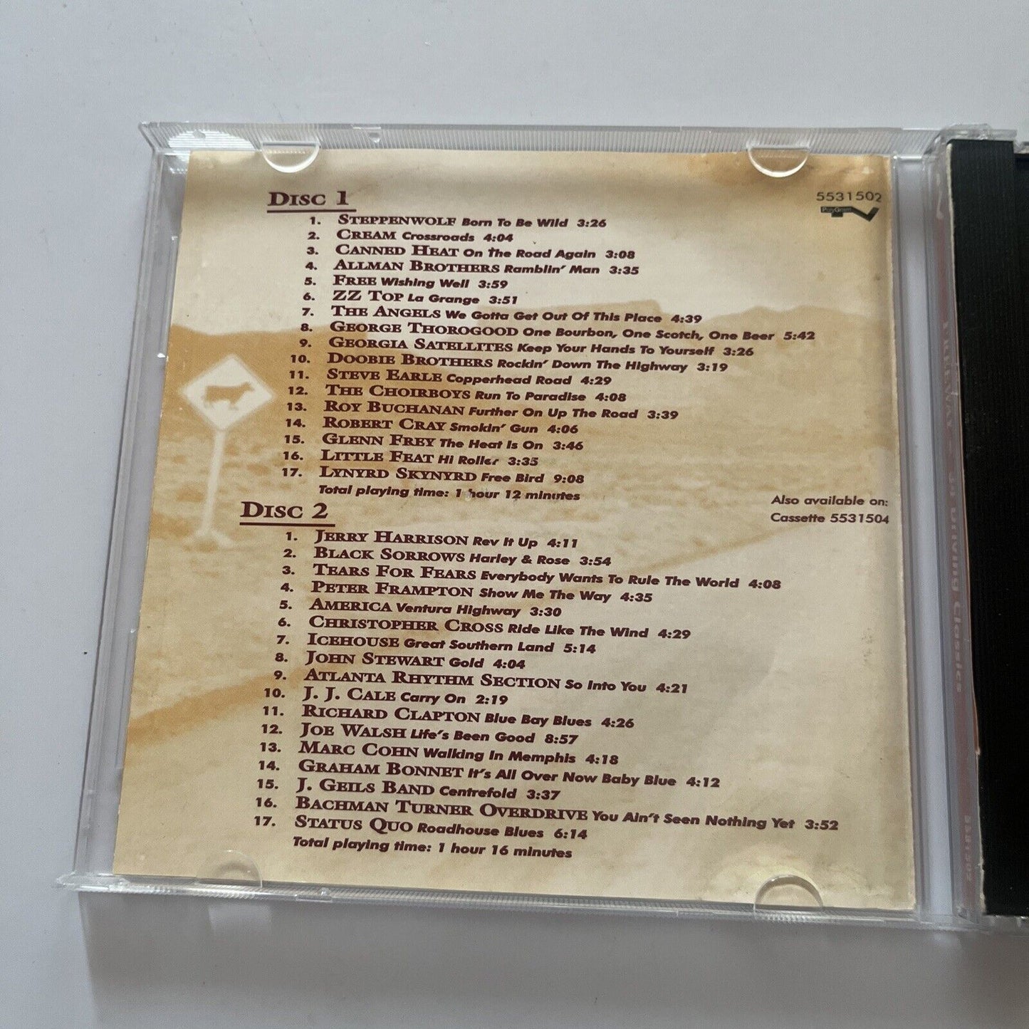 FREEWAY - 34 Driving Classics (CD, 1996, 2-Disc)