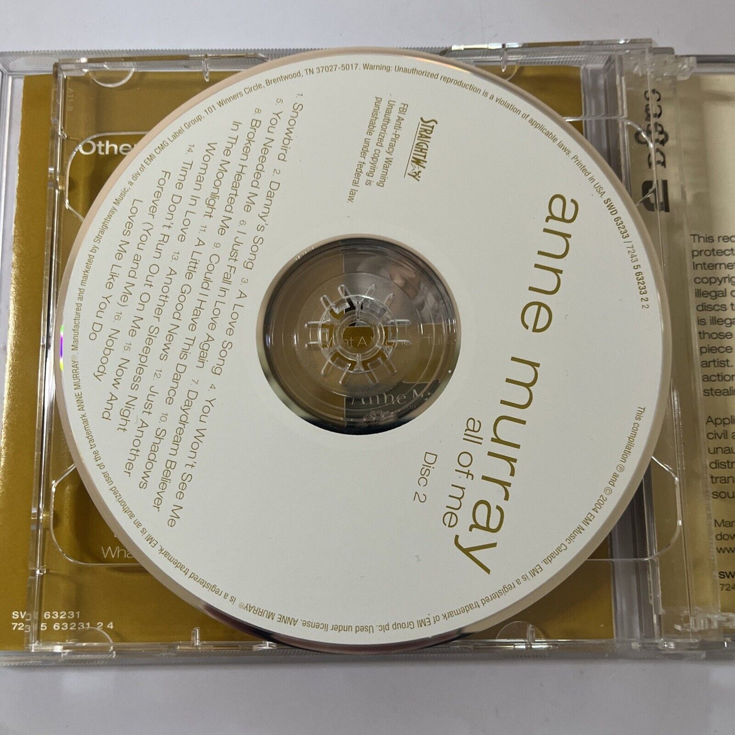 Anne Murray - All of Me (CD, 2005)